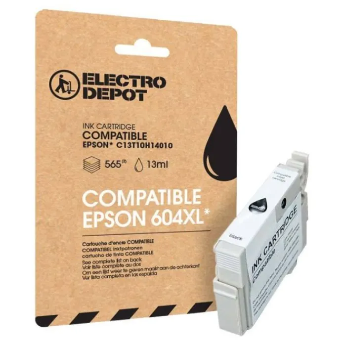 New Cartouche d'encre compatible EPSON E 604 XL noir - Ananas Cartouche Imprimante Pour Epson