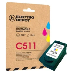 Clearance Cartouche d'encre compatible Canon C 511 3 couleurs Cartouche Imprimante Pour Canon