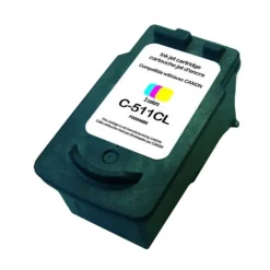 Clearance Cartouche d'encre compatible Canon C 511 3 couleurs Cartouche Imprimante Pour Canon