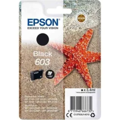 New Cartouche d'encre T603 Etoile de mer Noir Cartouche Imprimante Pour Epson
