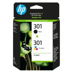 Sale Cartouches d'encre 301 - 3 couleurs Authentique (CH562EE) Cartouche Imprimante Pour Hp