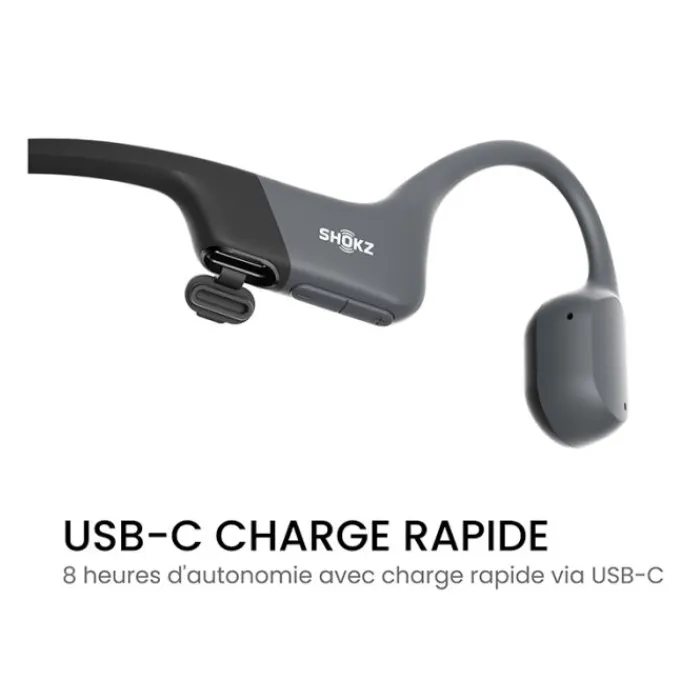 Hot Casque Bluetooth à conduction osseuse OPENRUN Noir Casque Sans Fil, Bluetooth