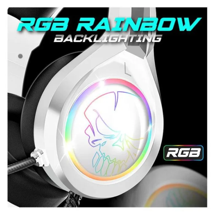 Hot Casque gaming PRO-H8 RGB Casque Gamer|Casque Pc, Micro Pc