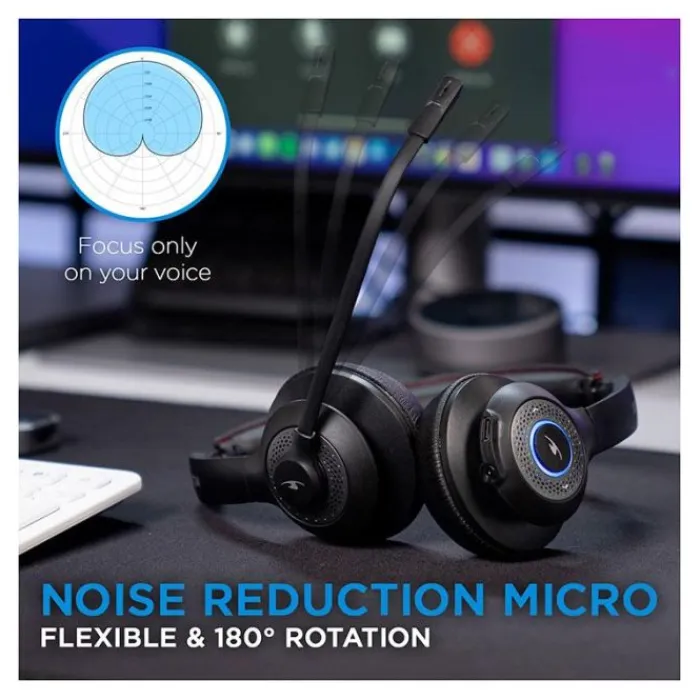 Best Casque micro sans fil MC501 Casque Pc, Micro Pc