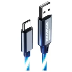 Online Câble USB-C LED bleu 3m Manette, Casque, Protection Console