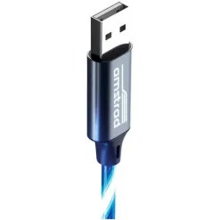 Online Câble USB-C LED bleu 3m Manette, Casque, Protection Console