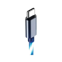 Online Câble USB-C LED bleu 3m Manette, Casque, Protection Console