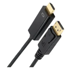 Outlet Câble DISPLAYPORT 1.2 4K ->HDMI 1.4 Connectique Informatique