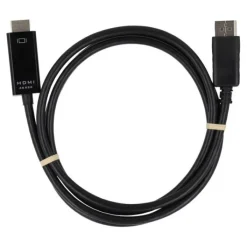 Outlet Câble DisplayPort vers HDMI 1,5m Full HD 1080p 60Hz Connectique Informatique