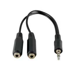 Câble 1 JACK EN 2 JACK 3,5 mm Câble Jack, Fibre Optique