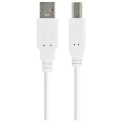 Online Câble imprimante USB 2.0 blanc 2m Connectique Informatique