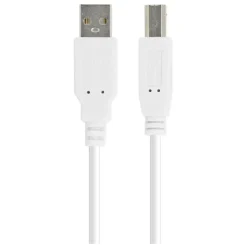Hot Câble imprimante USB 2.0 blanc 5m Connectique Informatique