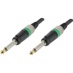 Best Câble Jack 10 mètres mâle/mâle 6,35 Mono Câble Jack, Fibre Optique