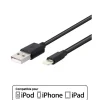 Outlet Câble Lightning / USB 2,5M Noir Certifié APPLE Câble, Chargeur Smartphone
