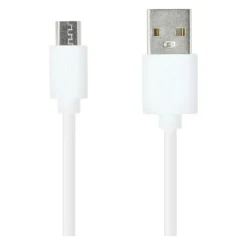 Hot Câble Micro USB / USB 2,5M Blanc Câble, Chargeur Smartphone