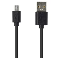 Hot Câble Micro USB / USB 2,5M Noir Câble, Chargeur Smartphone