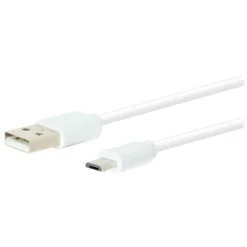 Hot Câble Micro USB / USB 1M Blanc Câble, Chargeur Smartphone