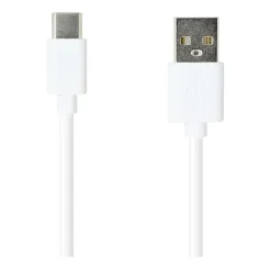 Online Câble USB-A / USB-C 1M Blanc Câble, Chargeur Smartphone