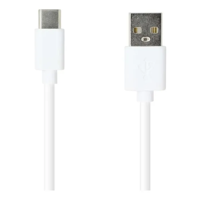Online Câble USB-A / USB-C 1M Blanc Câble, Chargeur Smartphone