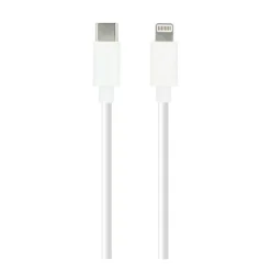 Sale Câble USB-C / Lightning 1M Blanc Câble, Chargeur Smartphone