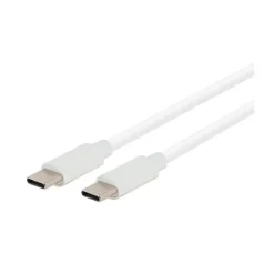 Outlet Câble USB-C / USB-C 1M Blanc Câble, Chargeur Smartphone