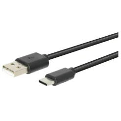 Hot Câble USB-C / USB 2,5M Noir Câble, Chargeur Smartphone