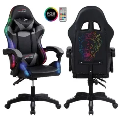 Online Chaise gaming 900 LED Skull Noir Chaise Gaming