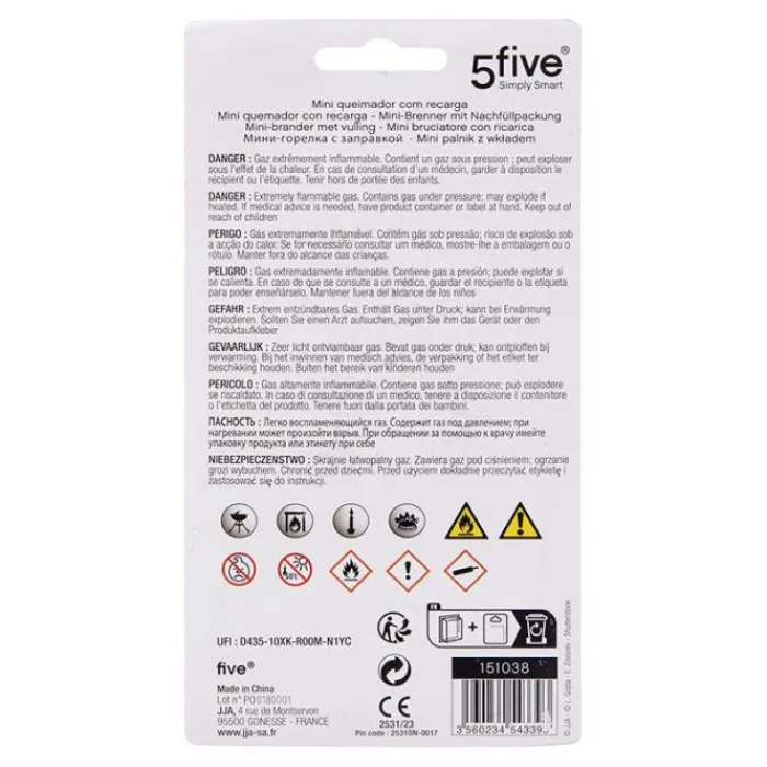 Chalumeau mini brûleur + recharge 15ml Ustensiles De Cuisine