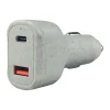 Sale Chargeur allume cigare éco 2 ports USB-C et USB 3AA 18W Gris Câble, Chargeur Smartphone