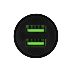 Sale Chargeur allume cigare 2 ports USB 12W Noir Câble, Chargeur Smartphone