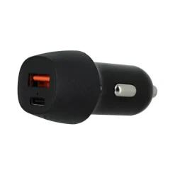 New Chargeur allume cigare 2 ports USB et USB-C 51W Noir Câble, Chargeur Smartphone