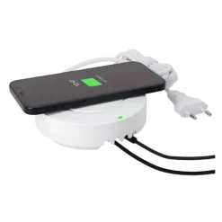 Clearance Chargeur à induction et secteur 4 ports USB et USB-C 77W Blanc Câble, Chargeur Smartphone