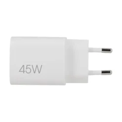 Discount Chargeur secteur 2 ports USB-C 45W Blanc Câble, Chargeur Smartphone