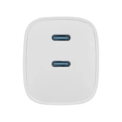 Discount Chargeur secteur 2 ports USB-C 45W Blanc Câble, Chargeur Smartphone