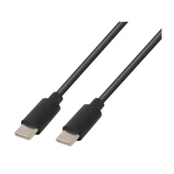Outlet Chargeur secteur USB-C 25W + Câble USB-C / USB-C Noir Câble, Chargeur Smartphone