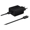 New Chargeur secteur USB-C 45W + Câble 1M Noir Câble, Chargeur Smartphone