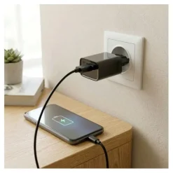 Sale Chargeur secteur USB 2,4AA + Câble USB-C/ USB 1M Noir Câble, Chargeur Smartphone