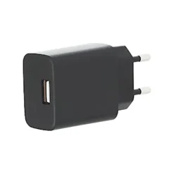 Outlet Chargeur secteur USB 2,4AA Noir Câble, Chargeur Smartphone