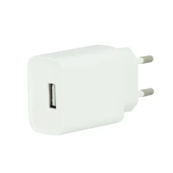 Best Chargeur secteur USB 2,4AA Blanc Câble, Chargeur Smartphone
