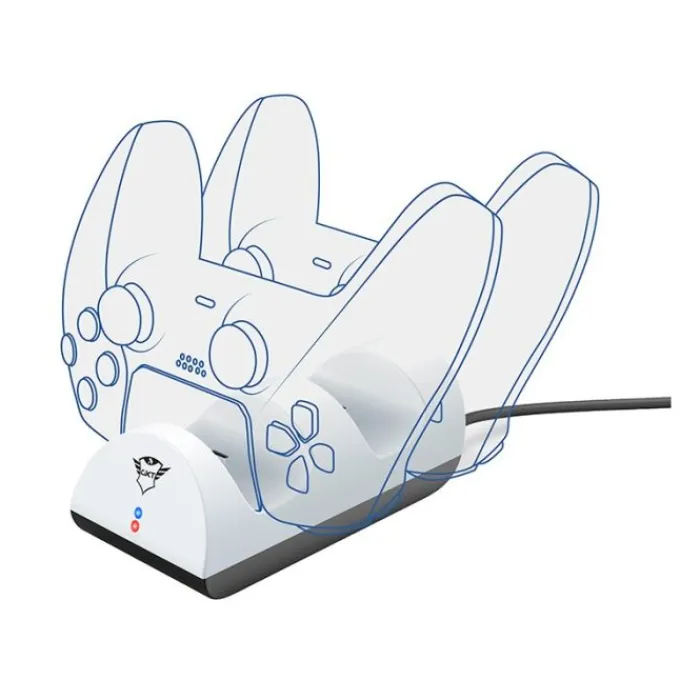 Chargeur duo manette PS5 GX Manette, Casque, Protection Console