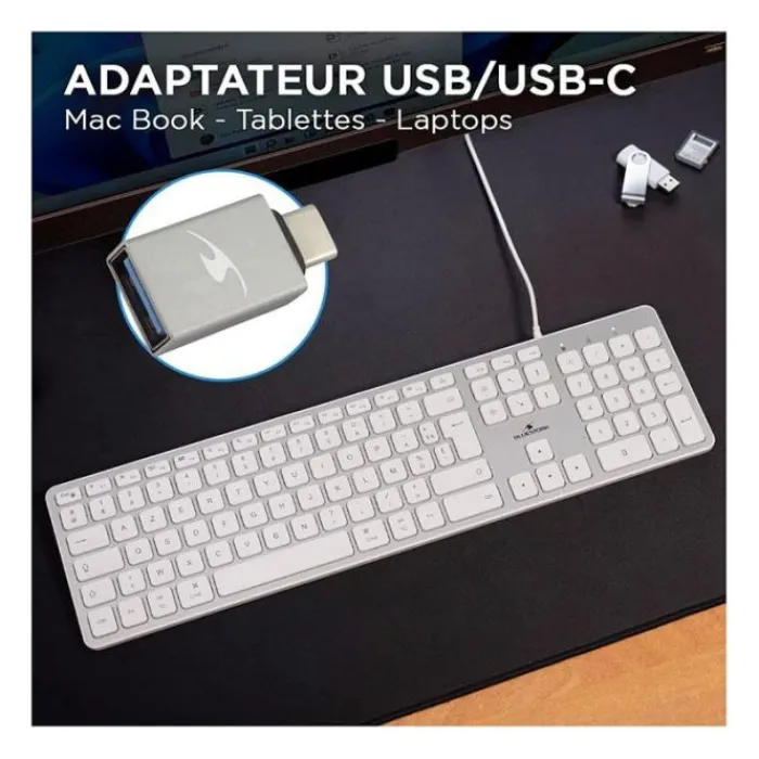 Outlet Clavier filaire pour Mac Clavier Pc