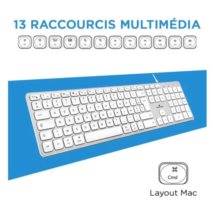 Outlet Clavier filaire pour Mac Clavier Pc