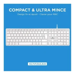 Outlet Clavier filaire pour Mac Clavier Pc