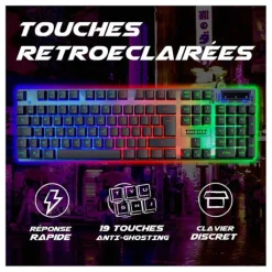 Best Clavier gamer SHONEN K01 membrane Clavier Gaming|Clavier Pc