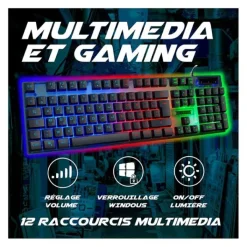 Best Clavier gamer SHONEN K01 membrane Clavier Gaming|Clavier Pc