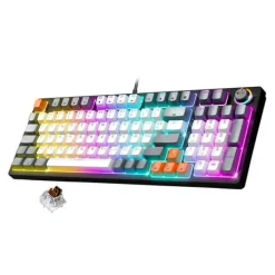 New Clavier mécanique gamer RGB XPERT K350 switch marron Clavier Gaming|Clavier Pc