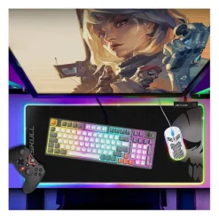 New Clavier mécanique gamer RGB XPERT K350 switch marron Clavier Gaming|Clavier Pc