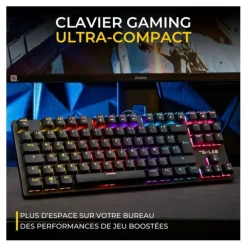 Best Clavier mécanique gamer MERCURY switch rouge Clavier Gaming|Clavier Pc
