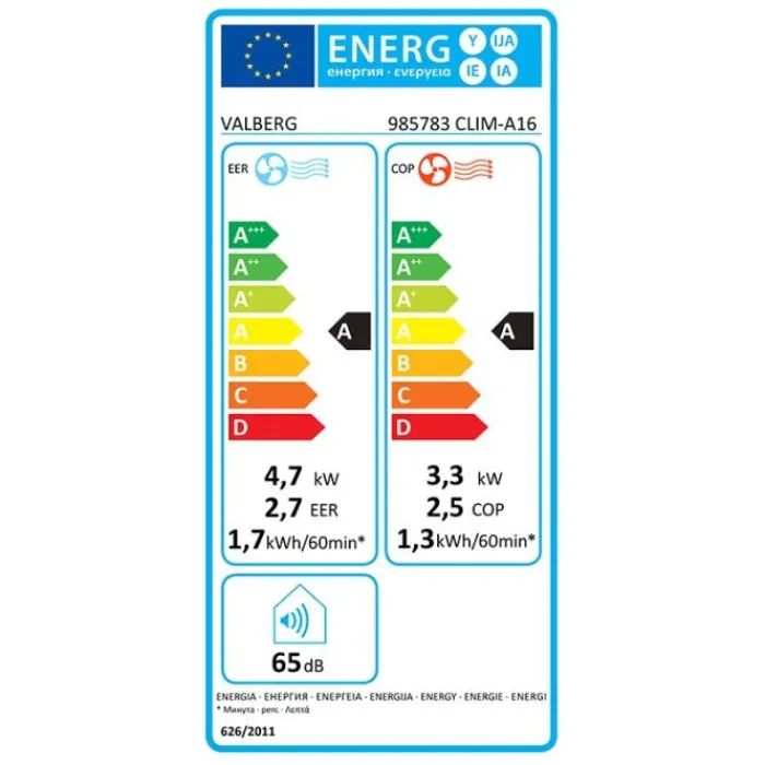 Climatiseur monobloc CLIM-A16 réversible pour pièce de 50m2 Climatiseur