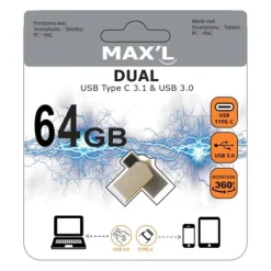 Outlet Clé USB OTG 3.0 64Go Clé Usb